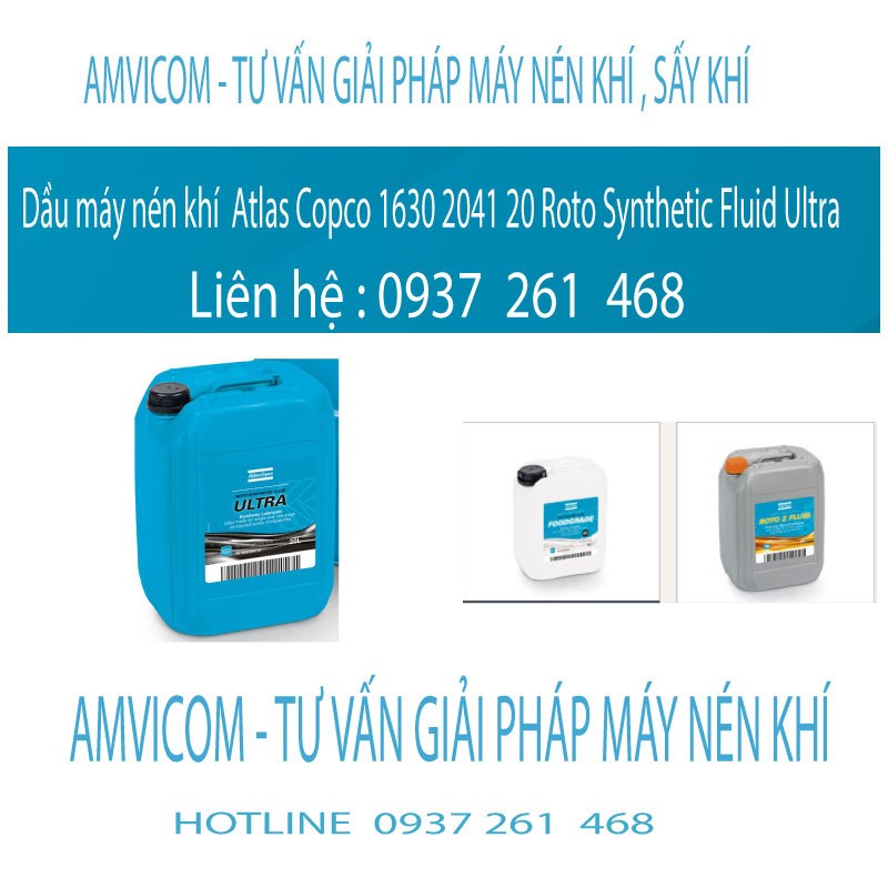 Dầu máy nén khí Atlas Copco Xtend duty 2901170100 - amvicom 0937261468