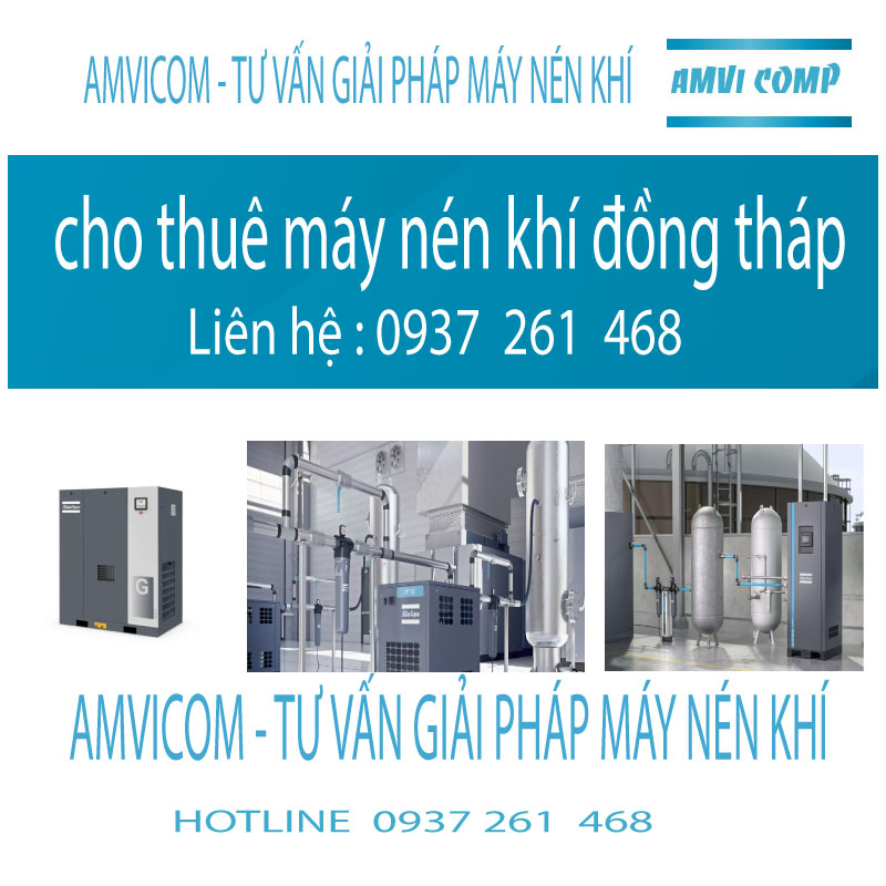 cho thuê máy nén khi amvicom  đồng tháp 
