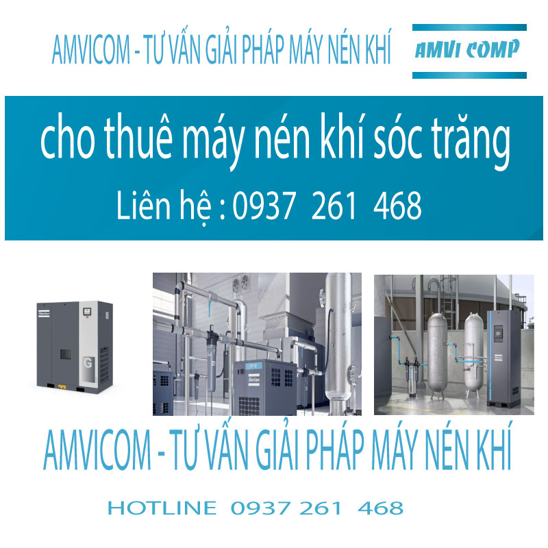 cho thuê máy nén khi amvicom sóc trăng 