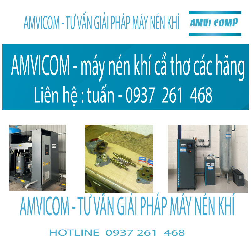 máy nén khí cần thơ các hãng amvicom