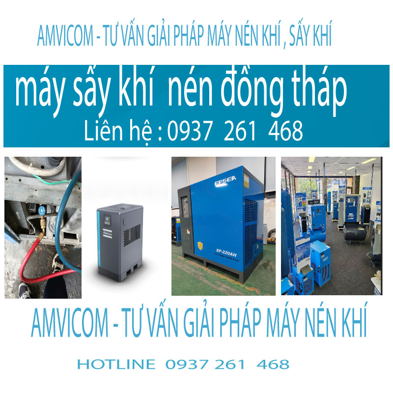 Sửa máy sấy khí đồng tháp amvicom   