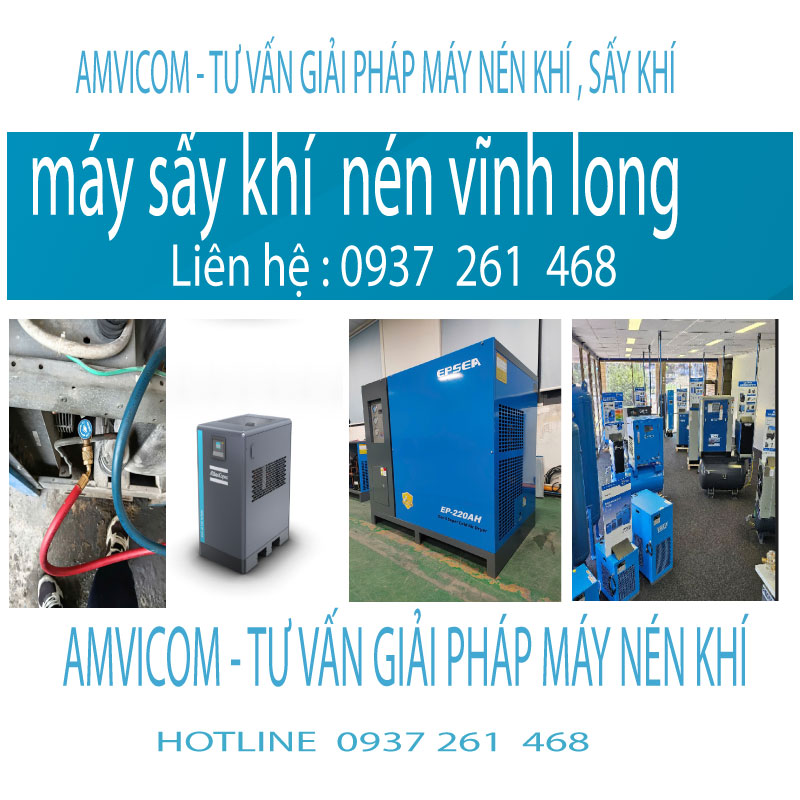 Sửa máy sấy khí vĩnh long amvicom 
