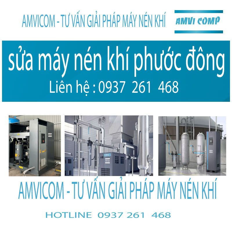 Sửa máy nén khí amvicom phước đông tây ninh  