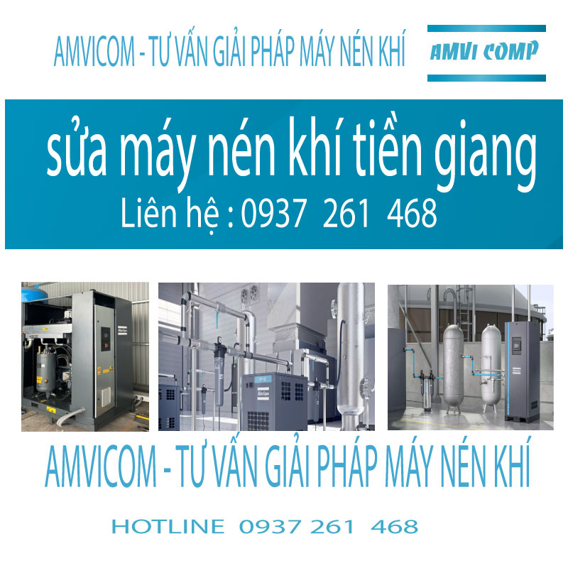 Sửa máy nén khí tiền giang amvicom
