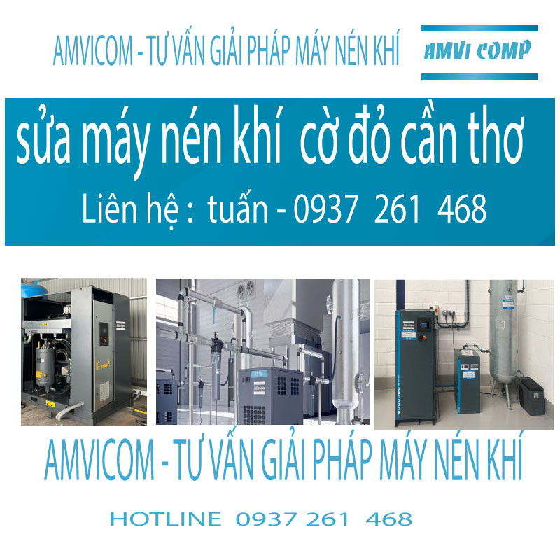 sửa máy nén khí cờ đỏ cần thơ amvicom
