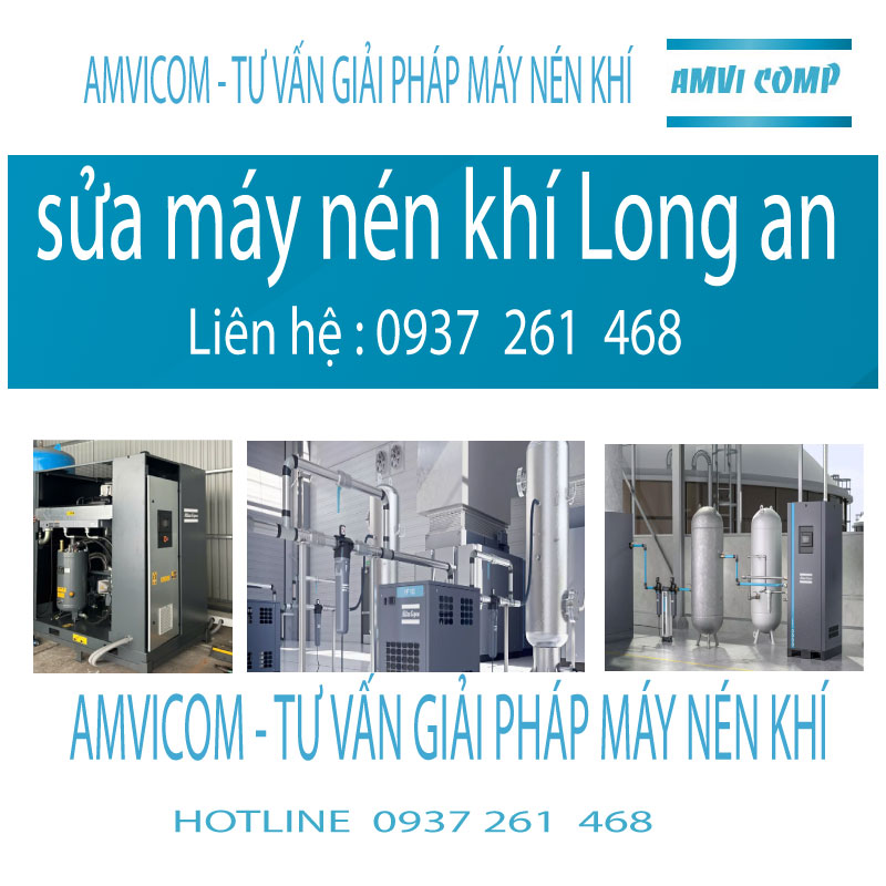 Sửa máy nén khí tại long an amvicom