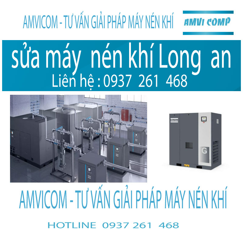 Sửa máy nén khí tại long an amvicom