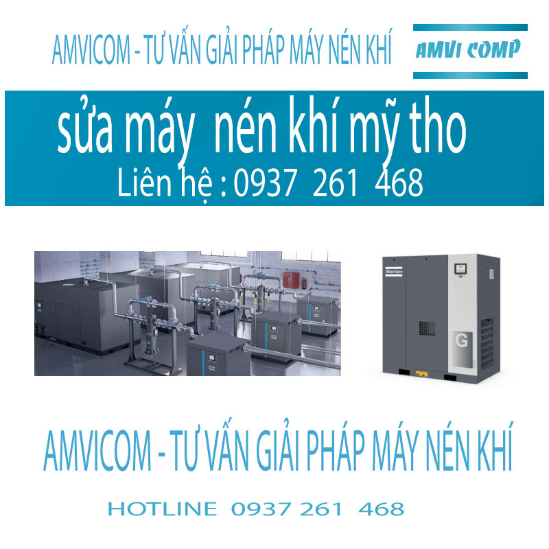 Sửa máy nén khí mỹ tho amvicom