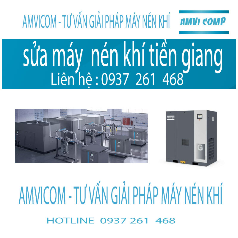 Sửa máy nén khí tiền giang amvicom