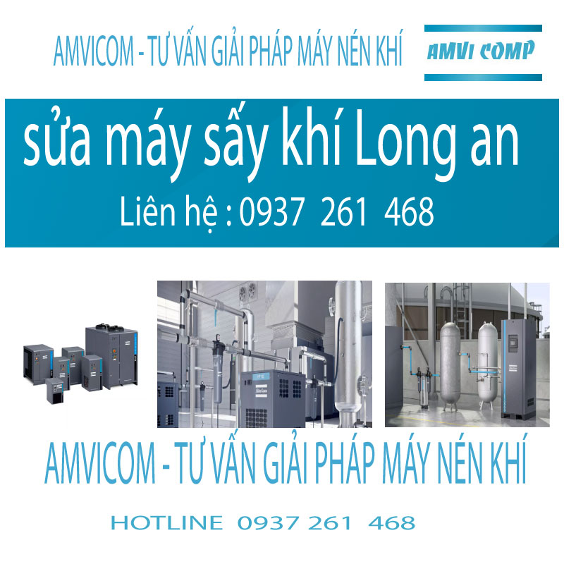 Sửa máy sấy khí tại long an amvicom