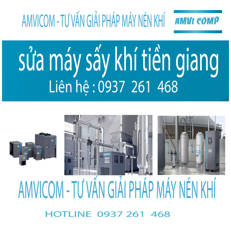 Sửa máy sấy khí tiền giang amvicom