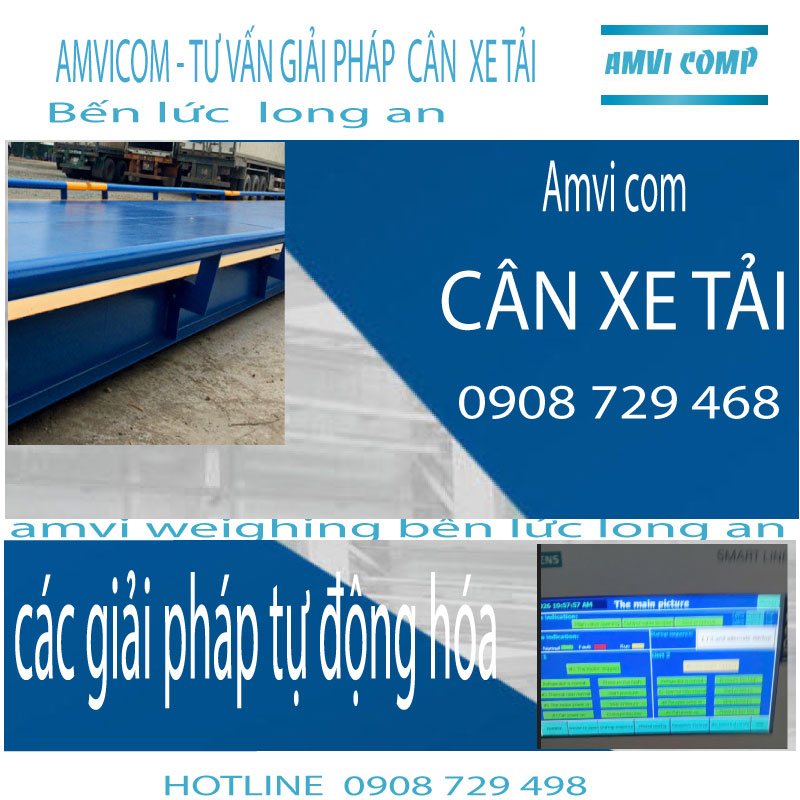 cân xe tải bến lức long an amviweighing