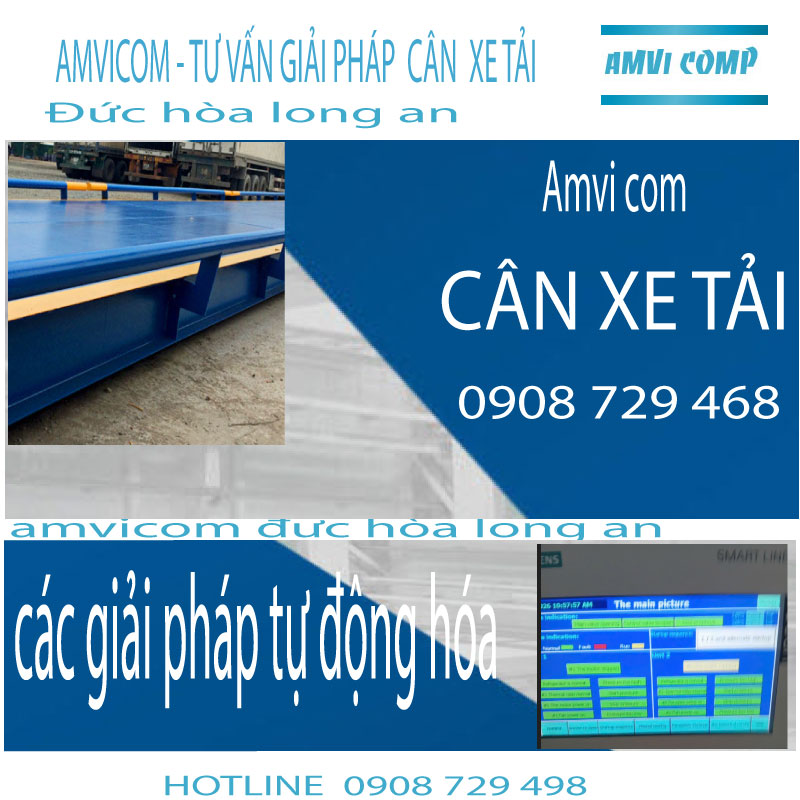 cân xe tải dức hòa long an amviweighing