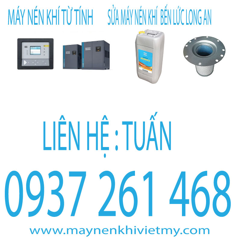 sửa máy nén khí bến lức long an 