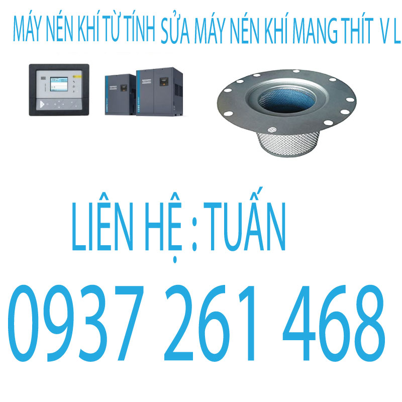 sửa máy nén khí mang thít vinh long 