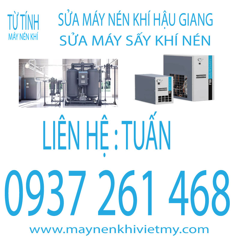 Sửa máy nén khí hậu giang 