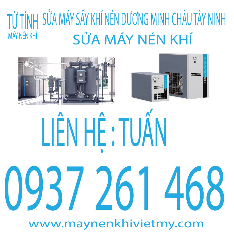 sửa máy sấy khí dương minh châu tây ninh  