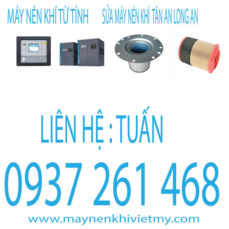 sửa máy nén khí tân an long an